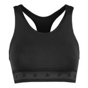 Sportieve Mouwloze Tanktop Golden Goose , Black , Dames