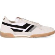 Lage sneakers met suède inzetstukken Tom Ford , White , Heren