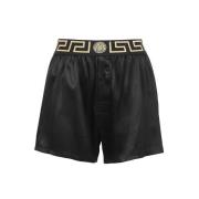 Bedrukte zwembroek Versace , Black , Dames