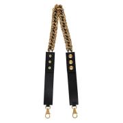 Ketting Schouderband met Goudkleurige Hardware Balmain , Black , Dames