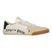 Suede Low-Top Sneakers Palm Angels , White , Heren