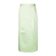 Prachtige Groene Midi Rok Tory Burch , Green , Dames