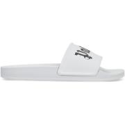 Moderne Slide Sandalen voor de Zomer Palm Angels , White , Heren