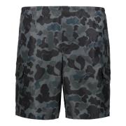 Camouflage Zwemshorts met Verstelbare Tailleband Palm Angels , Multico...