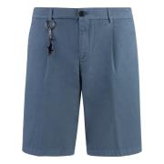 Casual Katoenmix Shorts Paul & Shark , Blue , Heren