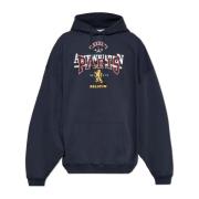 Sweatshirt met logo Vetements , Blue , Heren