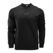 Heren Sweatshirt 6Rpm92-Pj07Z-1200 Emporio Armani EA7 , Black , Heren