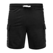 Heren Sweat Shorts Regular Fit Zwart Emporio Armani EA7 , Black , Here...