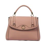 Nude Roze Handtas voor Vrouwen Pollini , Beige , Dames