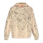 Sweatshirt S-Boxt-Hood-K1 Diesel , Beige , Heren