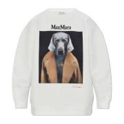 Gedrukte sweatshirt Max Mara , White , Dames