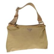 Pre-owned Nylon prada-bags Prada Vintage , Beige , Dames