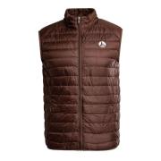 Heren Vest Tom Groen Nylon Jott , Brown , Heren