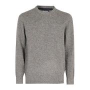 Klassieke Crewneck Sweater Barbour , Gray , Heren