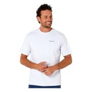 Vliegende Vis T-shirt Patagonia , White , Heren