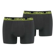 Basic Boxershorts Head , Black , Heren