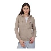 Dames Hoodie met rits Oaxaca Jott , Beige , Dames