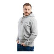 Heren hoodie met geborduurd logo Champion , Gray , Heren