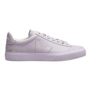 Paarse Leren Sneakers Campo Veja , Purple , Dames