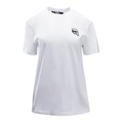 Dames T-shirt 236W1701-100 Wit Katoen Karl Lagerfeld , White , Dames