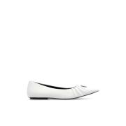 Leren ballerina's Marc Jacobs , White , Dames