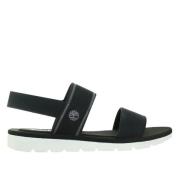 Lou Sandalen - Flexibele Banden, Gewatteerde Zool Timberland , Black ,...