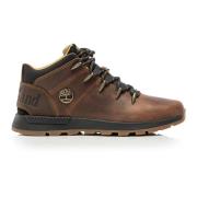 Heren Sprint Schoenen Bruin Leer Timberland , Brown , Heren