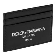 Creditcardhouder Portemonnee Dolce & Gabbana , Black , Heren