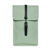 Groene Minimalistische Waterdichte Rugzak Rains , Green , Unisex