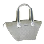 Pre-owned Canvas handbags Gucci Vintage , Gray , Dames