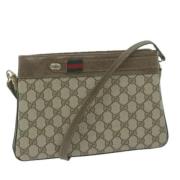 Pre-owned Leather gucci-bags Gucci Vintage , Beige , Dames