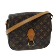 Pre-owned Canvas louis-vuitton-bags Louis Vuitton Vintage , Brown , Da...