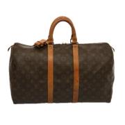 Pre-owned Canvas travel-bags Louis Vuitton Vintage , Brown , Dames