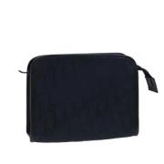 Pre-owned Canvas clutches Dior Vintage , Blue , Dames