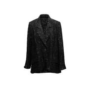 Pre-owned Cotton outerwear Chanel Vintage , Black , Dames