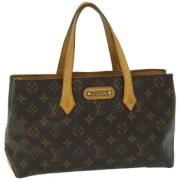 Pre-owned Canvas shoulder-bags Louis Vuitton Vintage , Brown , Dames