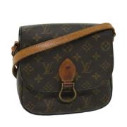 Pre-owned Canvas shoulder-bags Louis Vuitton Vintage , Brown , Dames