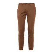 Katoenen Chino Slim Broek Zomer Bruin Liu Jo , Brown , Heren