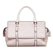 Pre-owned Leather handbags Bottega Veneta Vintage , Pink , Dames