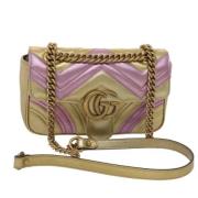 Pre-owned Leather gucci-bags Gucci Vintage , Multicolor , Dames