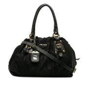 Pre-owned Leather prada-bags Prada Vintage , Black , Dames