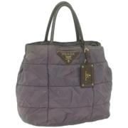 Pre-owned Nylon handbags Prada Vintage , Purple , Dames