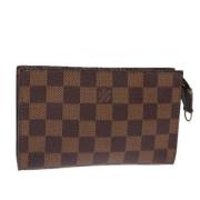 Pre-owned Canvas pouches Louis Vuitton Vintage , Brown , Dames