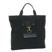 Pre-owned Canvas handbags Gucci Vintage , Black , Dames