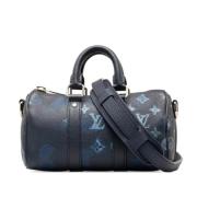 Pre-owned Leather louis-vuitton-bags Louis Vuitton Vintage , Blue , Da...