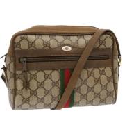 Pre-owned Leather gucci-bags Gucci Vintage , Beige , Dames