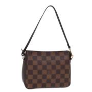 Pre-owned Canvas clutches Louis Vuitton Vintage , Brown , Dames