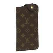 Pre-owned Canvas pouches Louis Vuitton Vintage , Brown , Dames