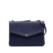 Pre-owned Leather louis-vuitton-bags Louis Vuitton Vintage , Blue , Da...