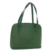 Pre-owned Leather louis-vuitton-bags Louis Vuitton Vintage , Green , D...